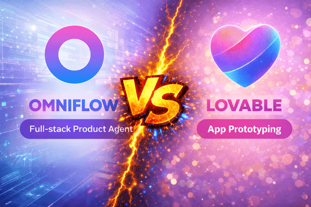 Lovable vs Omniflow: Compare Features, Workflows & Use Cases