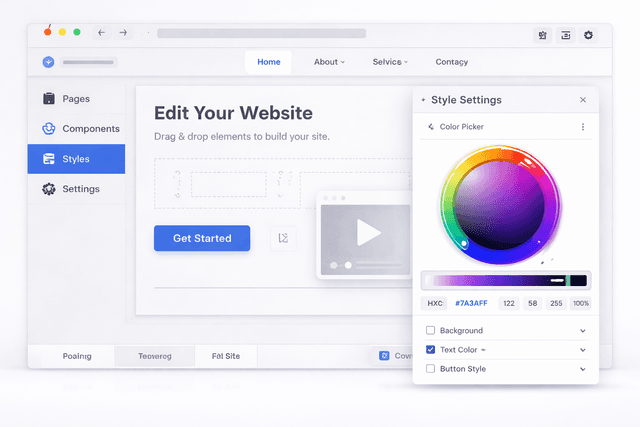 Build Your App Visually with UI Editor (No-Code WYSIWYG Editor)
